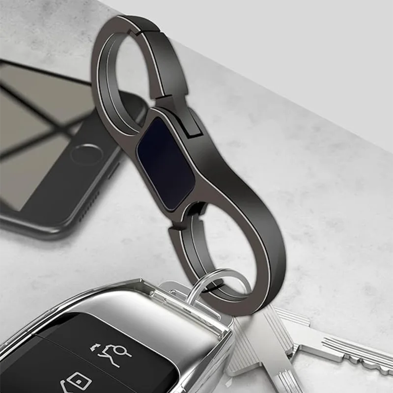 Aftagelig nøglering