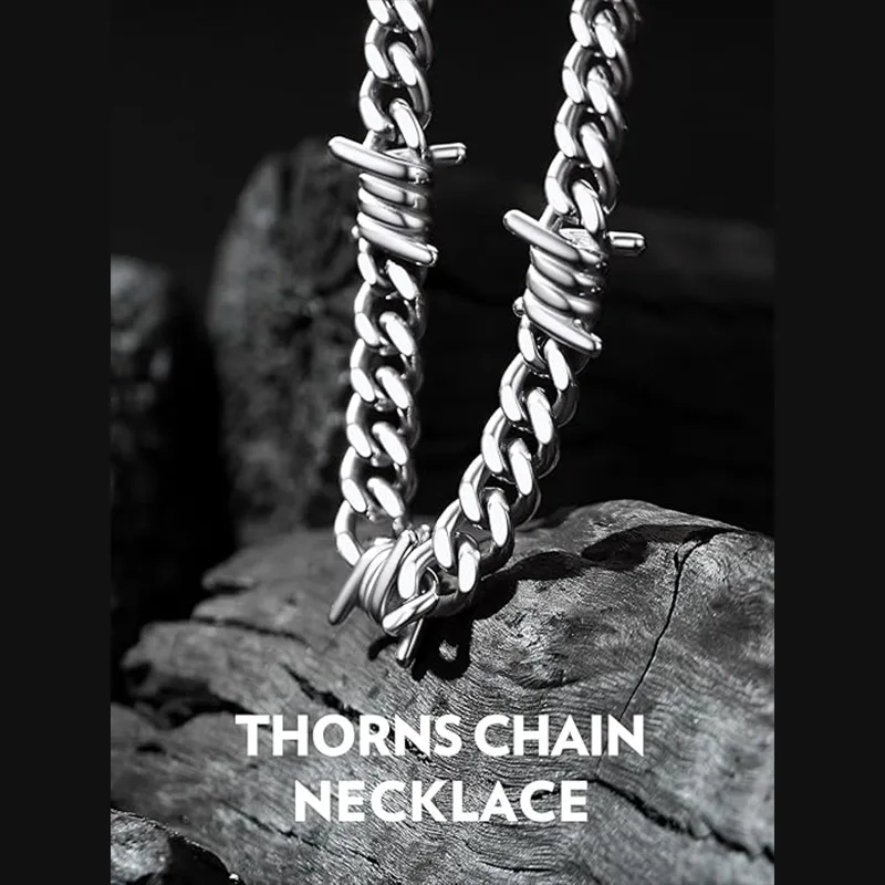 Unik Punk Man Fashion halskæde