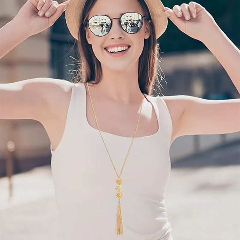 Kvinder mode sweater halskæde